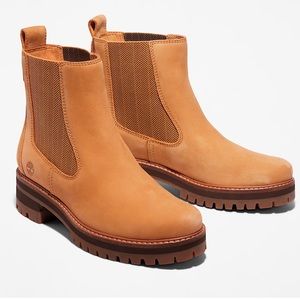 New! Timberland Courmayeur Valley Chelsea Wheat Nubuck